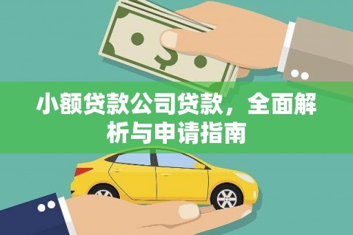 常宁小额贷款公司贷款，全面解析与申请指南