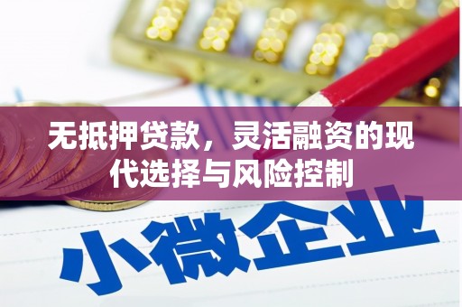 常宁无抵押贷款，灵活融资的现代选择与风险控制