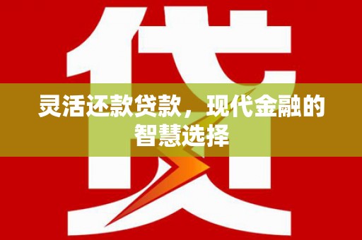 常宁灵活还款贷款，现代金融的智慧选择