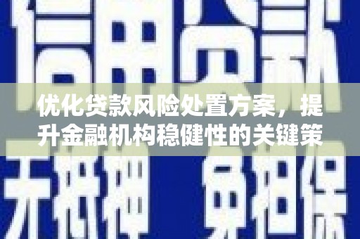 常宁优化贷款风险处置方案，提升金融机构稳健性的关键策略
