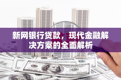 常宁新网银行贷款，现代金融解决方案的全面解析