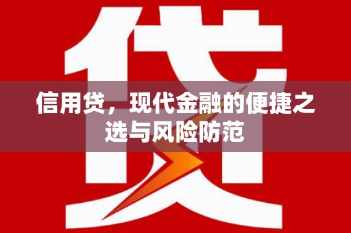 常宁信用贷，现代金融的便捷之选与风险防范